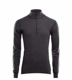 Aclima Warmwool Mock Neck W/Zip Man Marengo
