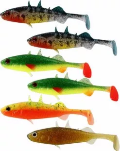 Westin Stanley The Stickleback Shadtail 7,5cm 4g Dark Water Mix 6pcs