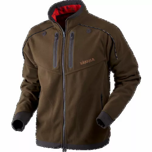 Härkila Härkila Lynx Reversible Fleece Jakke Willow Green/AXIS MSP® Red Blaze 1 Härkila Härkila Lynx Reversible Fleece Jakke Willow Green/AXIS MSP® Red Blaze