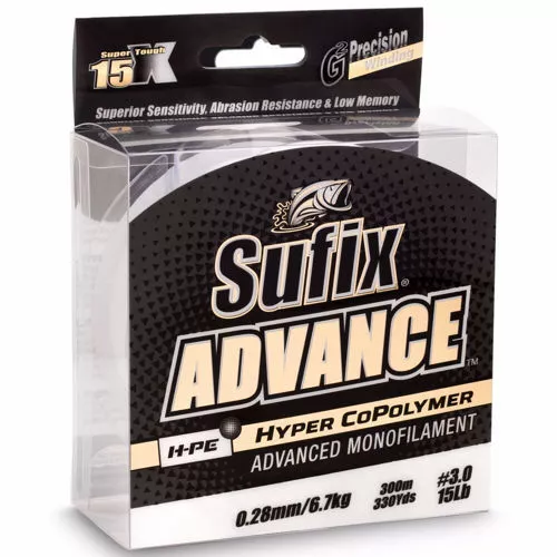 SUFIX ADVANCE CLEAR 300M 0,25MM 1 SUFIX ADVANCE CLEAR 300M 0,25MM