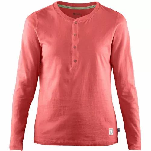 Fjällräven Fjällräven Greenland Buttoned LS W Peach Pink 1 Fjällräven Fjällräven Greenland Buttoned LS W Peach Pink